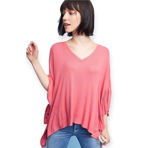 Anthropologie akemi+Kin Fluttered Oversized Tunic